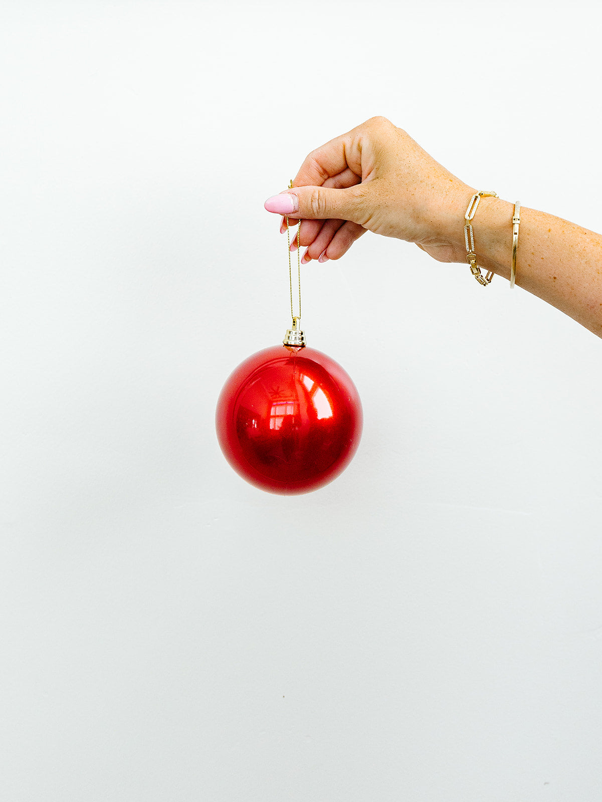 Pearlized Red Ornament - 3 Sizes - Available for Shipping*