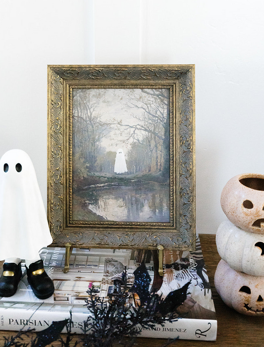 Ghost in the Woods Framed Art - 2 Sizes
