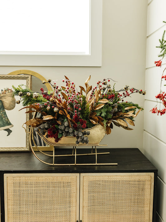 Sleigh Custom Floral Arrangement (local pick up only on this item)