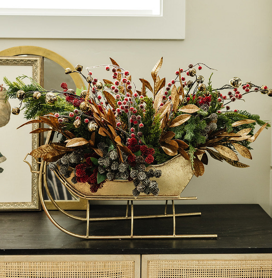 Sleigh Custom Floral Arrangement (local pick up only on this item)