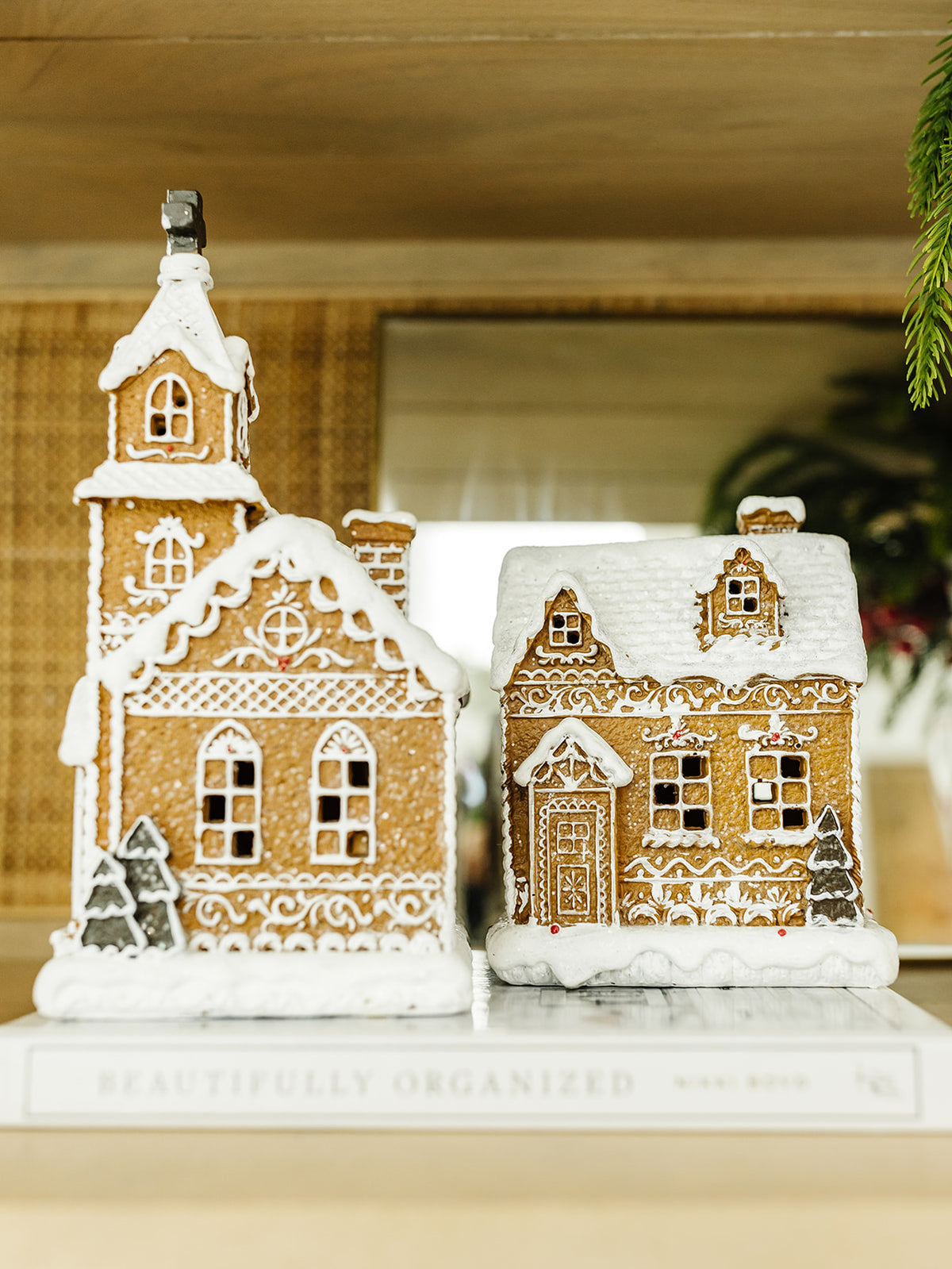 Gingerbread House with LED Timer - 3 Styles