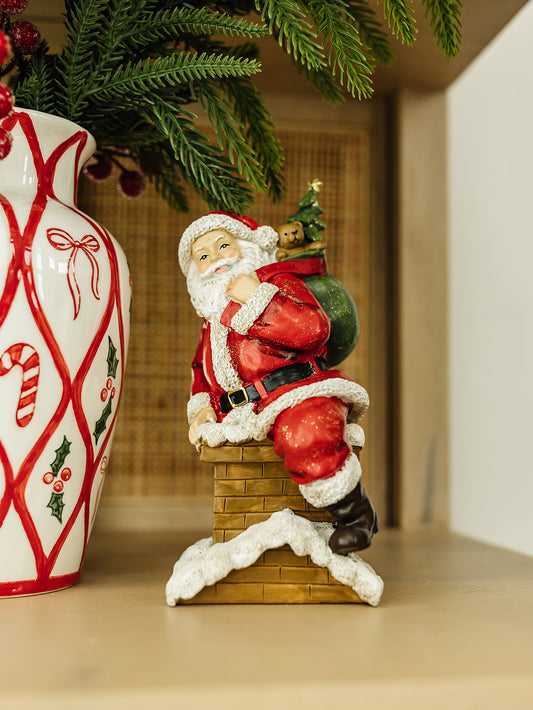Glittered Resin Traditional Santa - 3 Styles