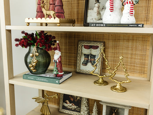 Brass Star Topped Tree - 2 Sizes