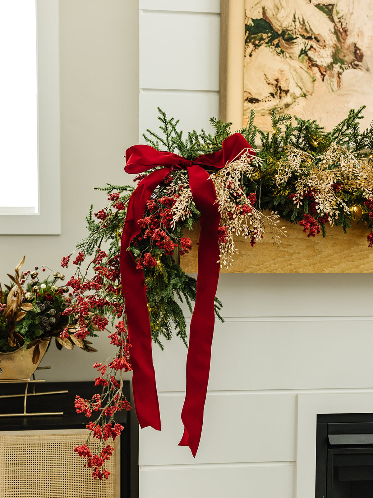 Dark Red Velvet Ribbon - 3 Widths