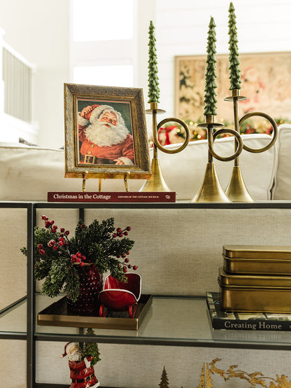 Jolly Ol' St. Nick Framed Art - 2 Sizes