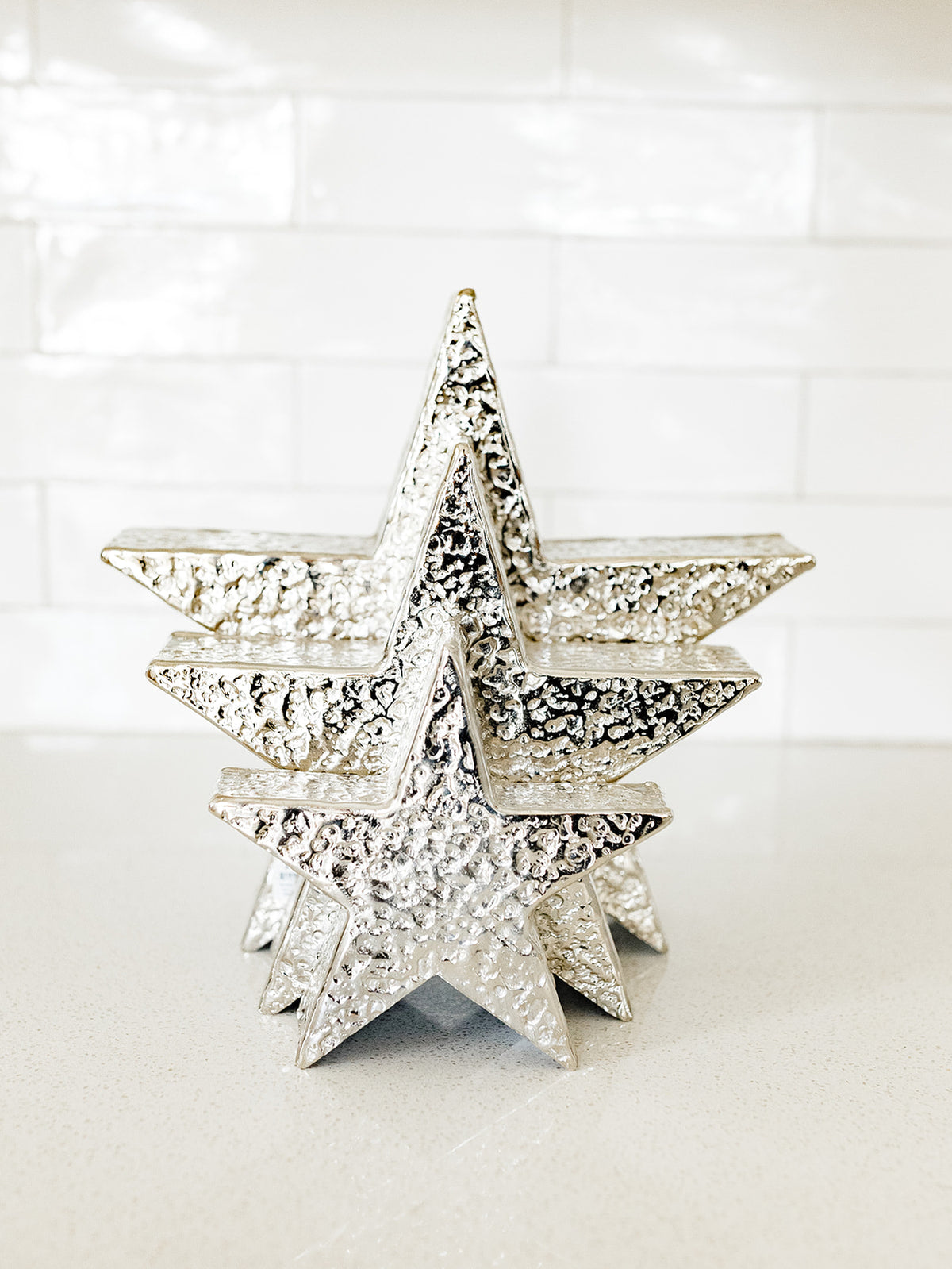 Metallic Star - 3 Sizes - 2 Colors