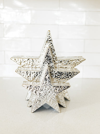 Metallic Star - 3 Sizes - 2 Colors