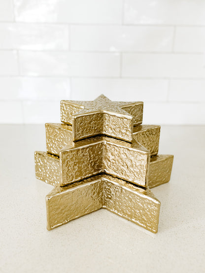 Metallic Star - 3 Sizes - 2 Colors