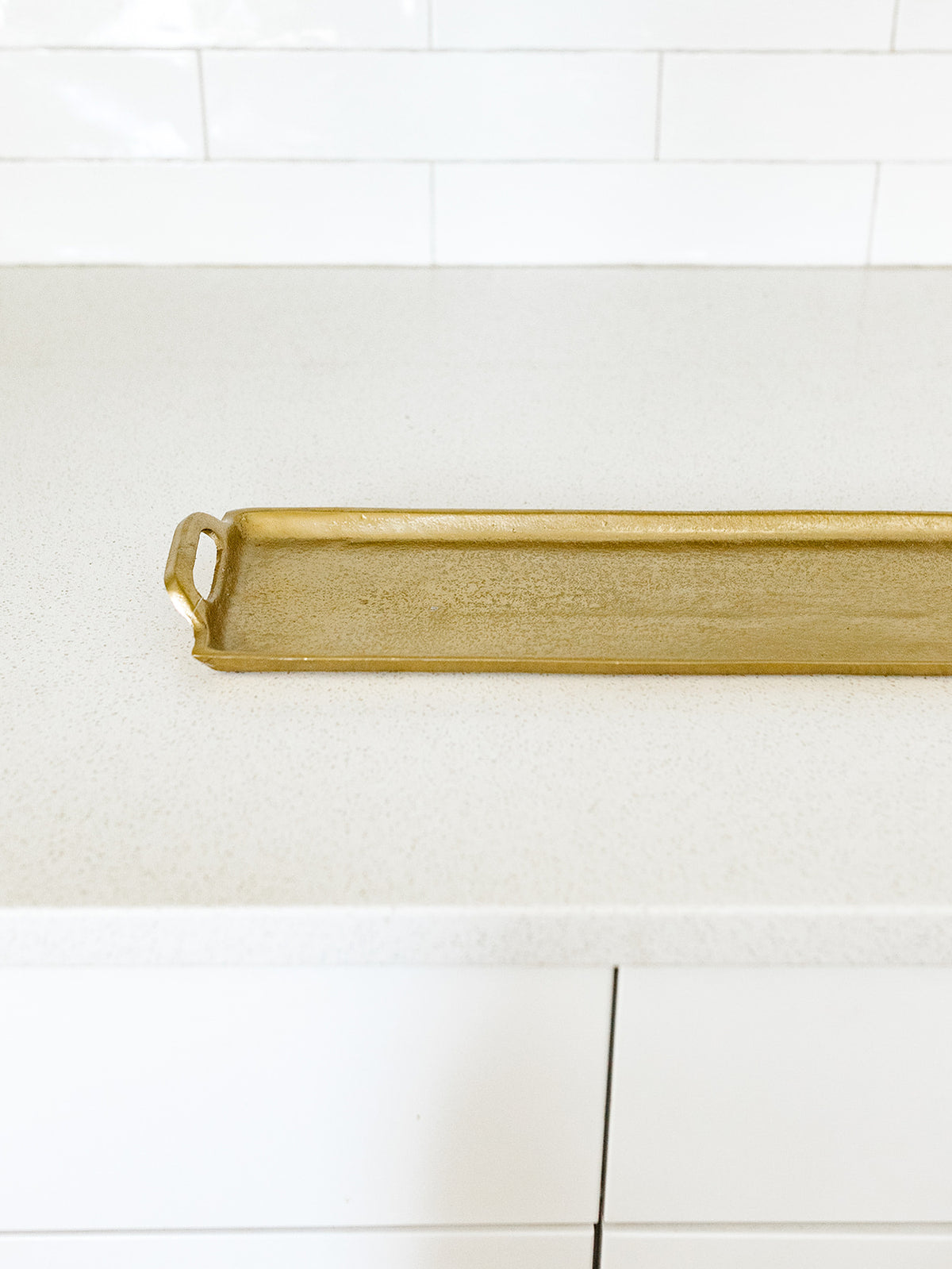 Narrow Gold Tray - 26"x5.5"