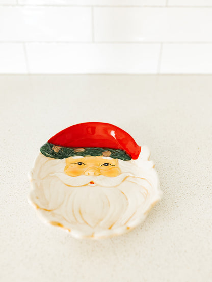 Vintage Santa Plate - 9"