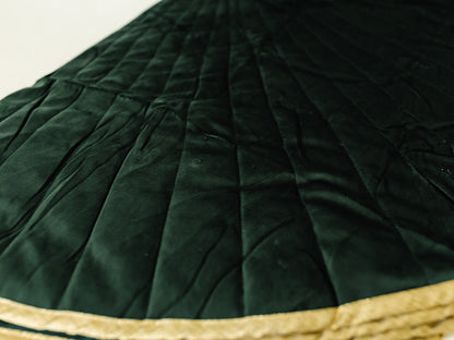 Green Velvet Splendor Tree Skirt - 54"