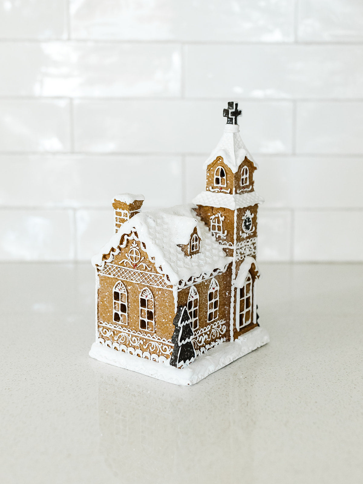 Gingerbread House with LED Timer - 3 Styles