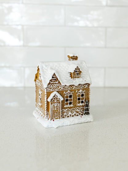 Gingerbread House with LED Timer - 3 Styles