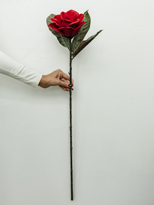 Red Velvet Magnolia Stem - 30"