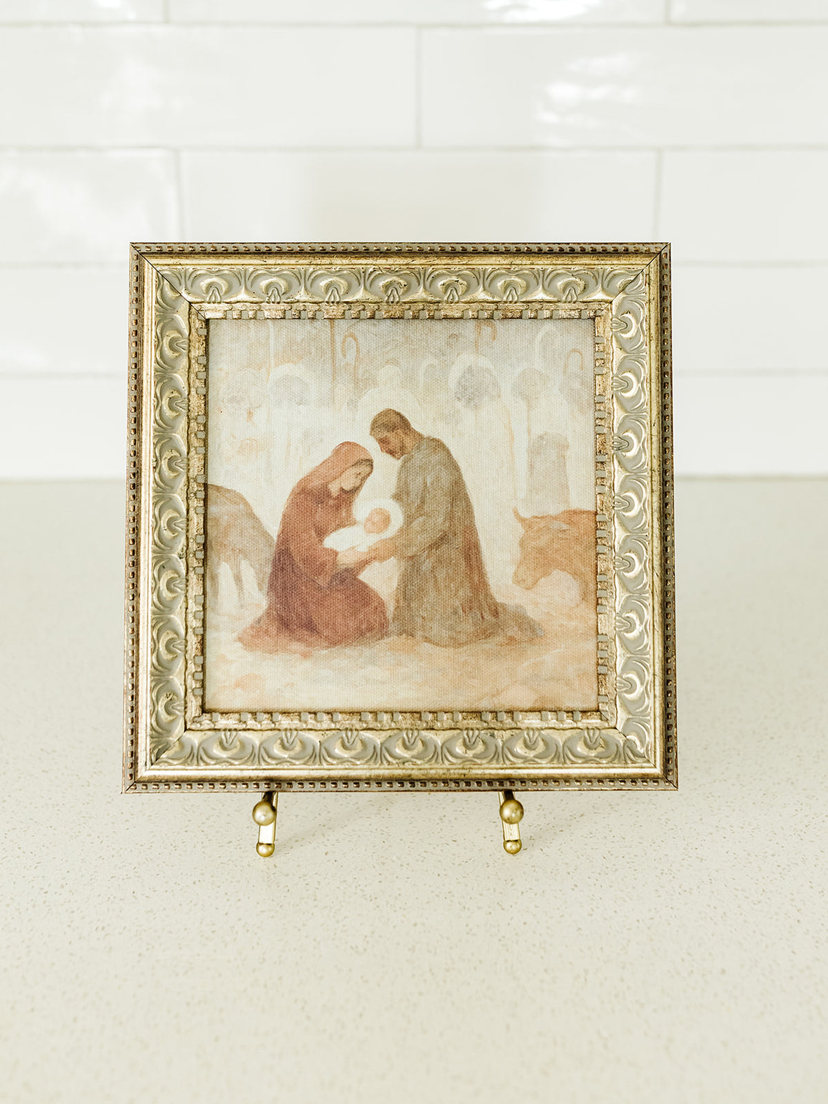 The Birth of Christ Nativity Framed Art - 2 Sizes