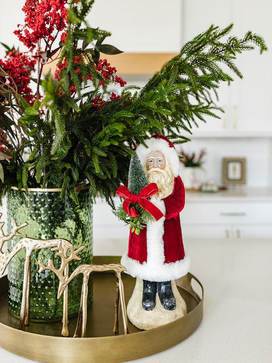 Red Velvet Belsnickel Santa