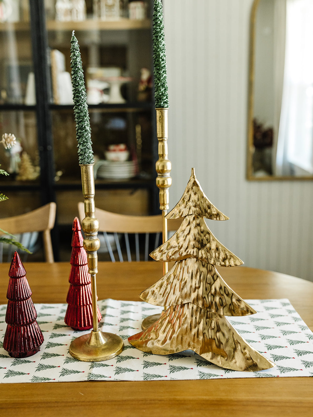 Hammered Gold Christmas Tree - 2 Sizes