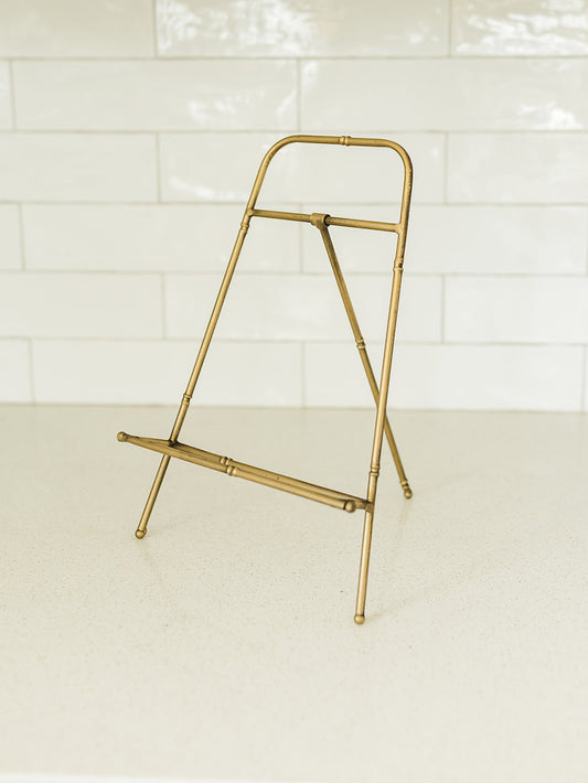 Gold Metal Easel - 9"X13.5"