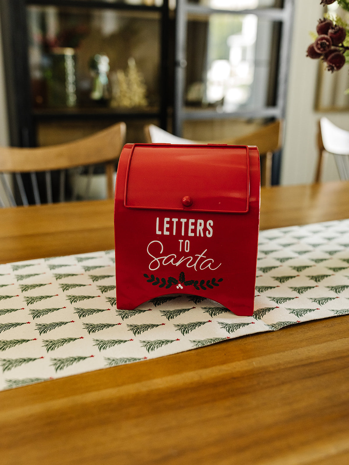 Metal "Letters to Santa" Mailbox - 8"x7"