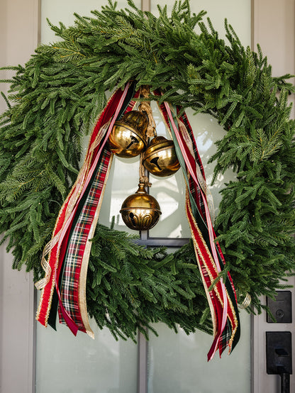 Ornate Brass Bell - 6'X7.5" - 3 Styles