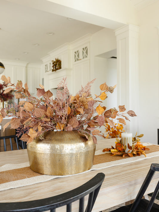 Textured Gold Vase