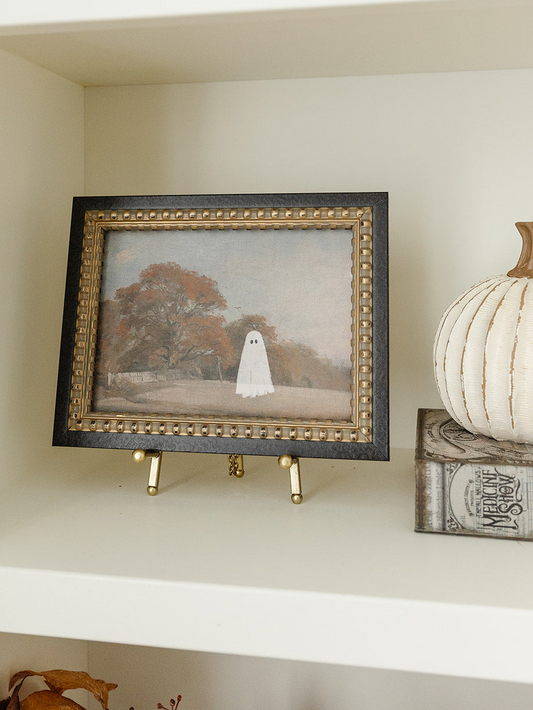 A Ghost in an Autumn Field Framed Art - 2 Sizes (ships Sept 11th)