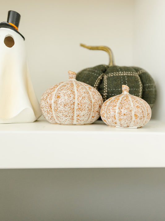 Orange Pumpkin Patch - Set of 2