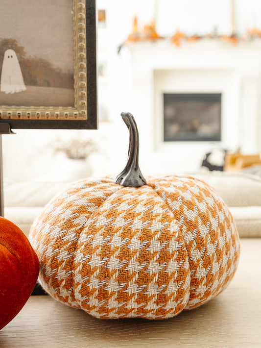 Orange Tweed Pumpkin