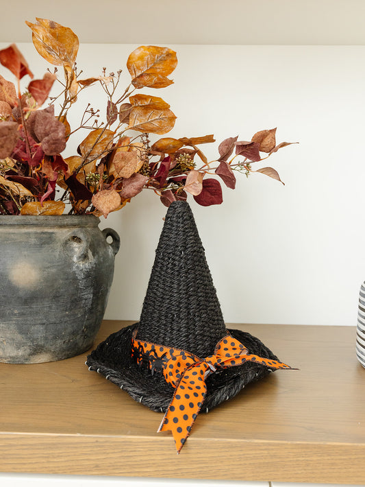 Wicker Witch Hat