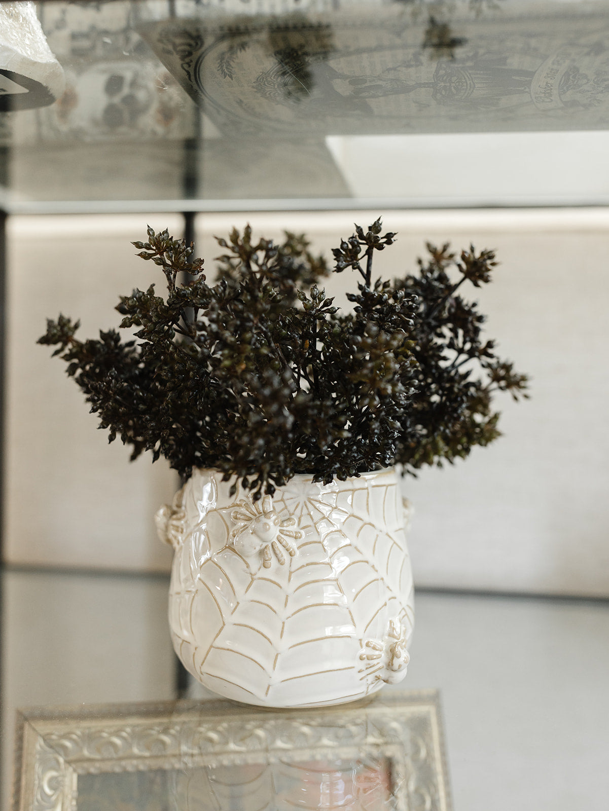 Cream Spider Pot - 2 Sizes