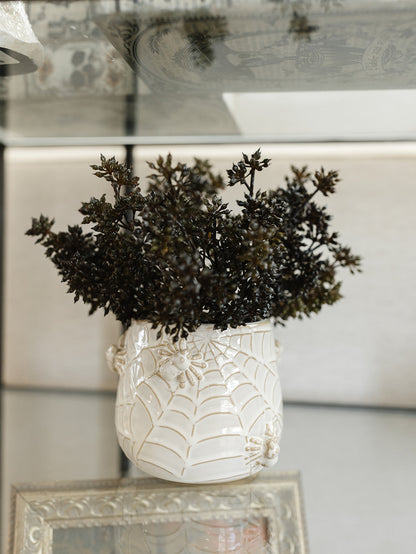 Cream Spider Pot - 2 Sizes