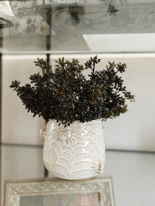 Cream Spider Pot - 2 Sizes