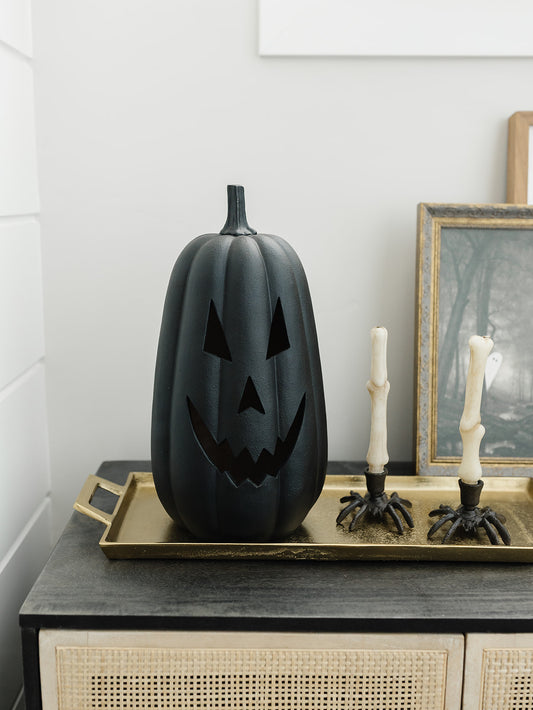 Black Jack-O-Lantern with Light - 3 Sizes - local pick up only on this item