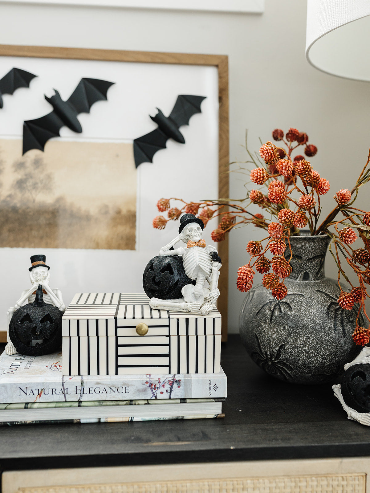 Skeleton and Black Jack O Lantern LED - 4 styles