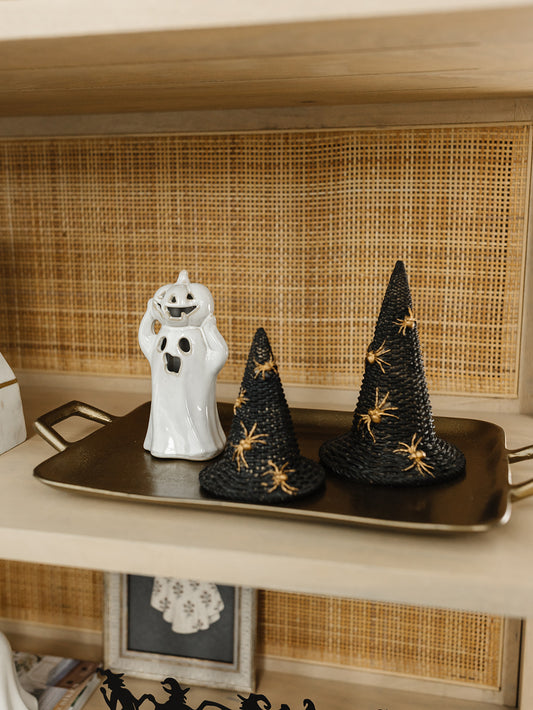 Black Resin Witch Hat - 3 Sizes