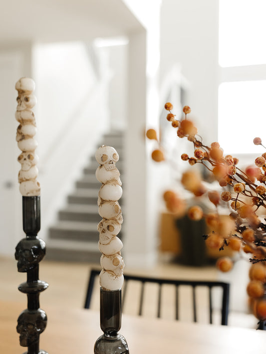 Stacked Halloween Candles - Set of 2 - 2 Styles
