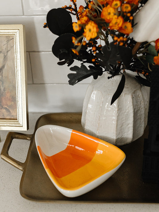 Candy Corn Bowl - 7"x5"