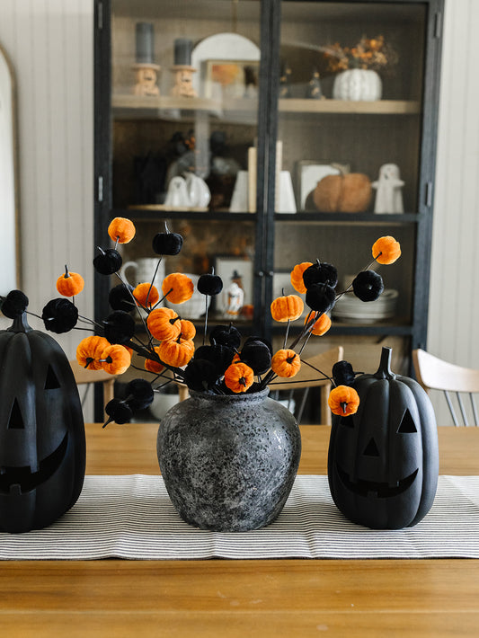 Velvet Pumpkin Stem - 30"