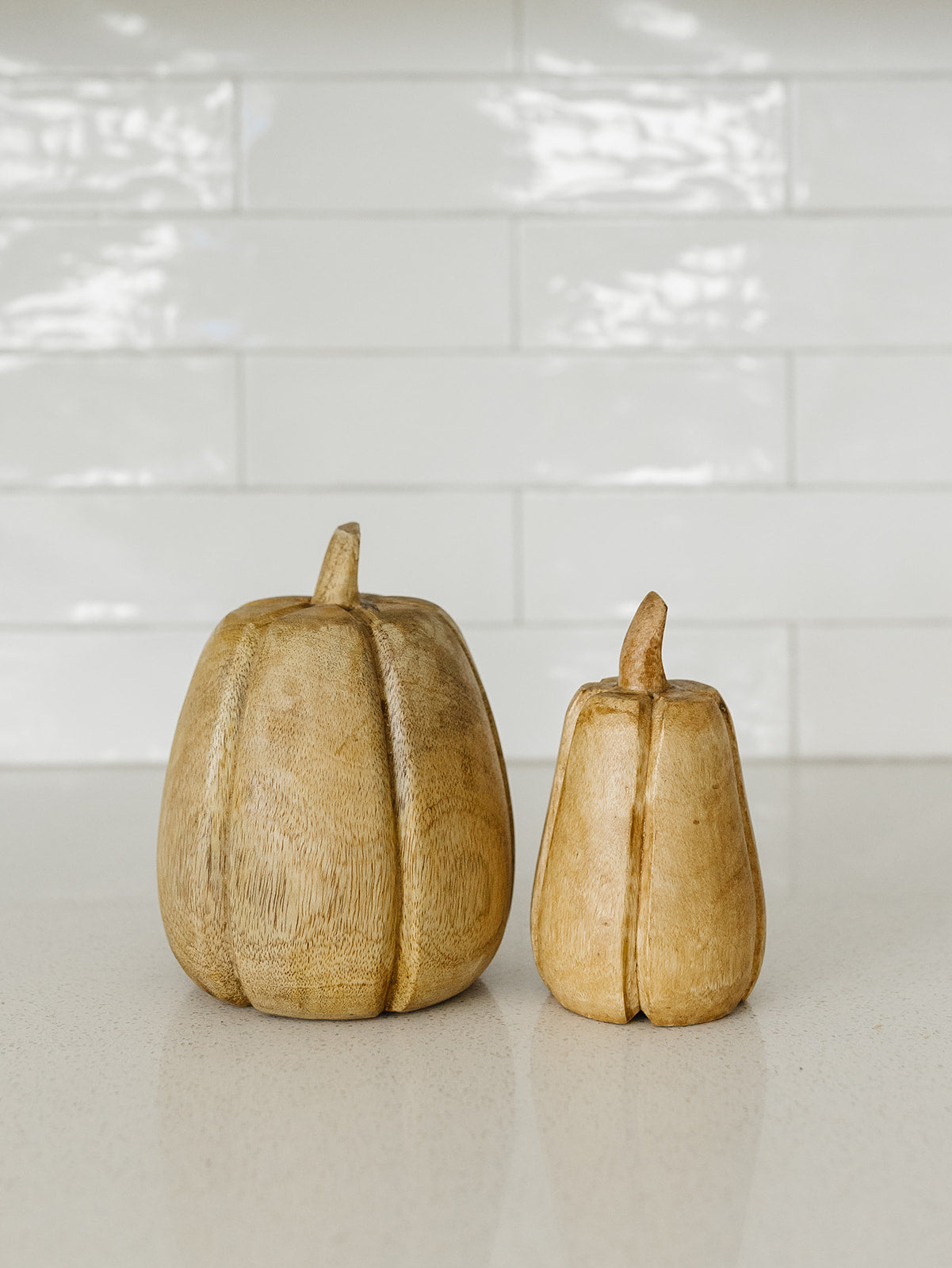 Mango Wood Pumpkin - 2 Sizes