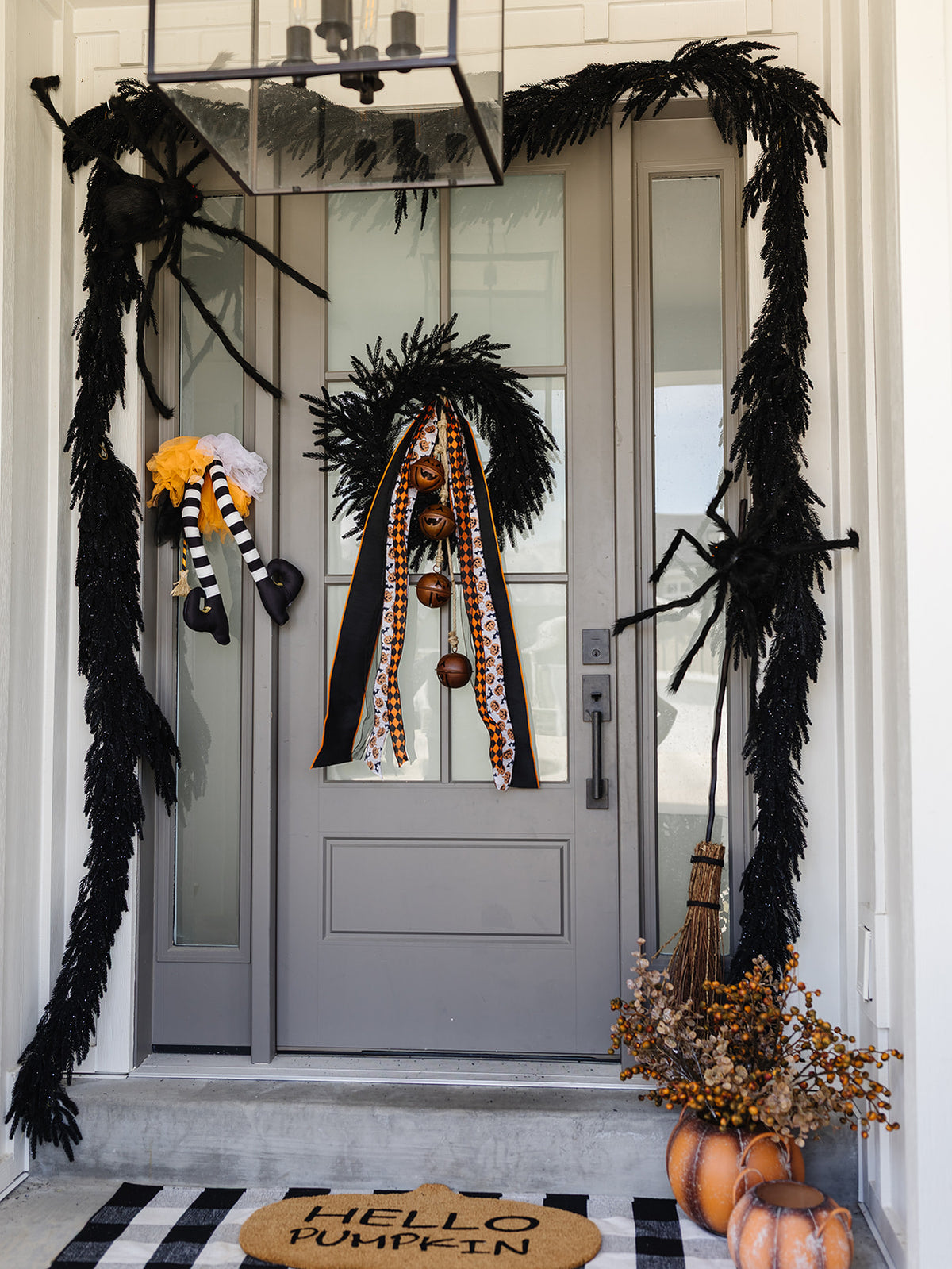 Halloween Jack-O-Lantern Bell Cluster