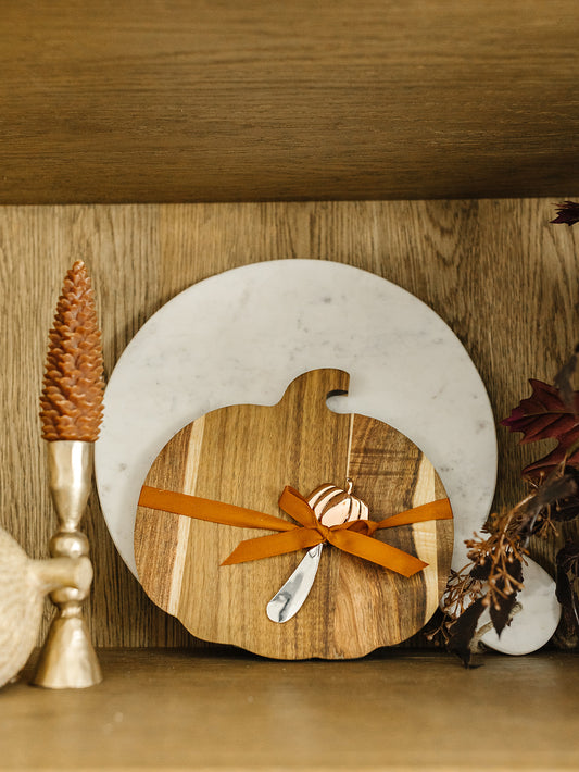 Pumpkin Cutting Board Set