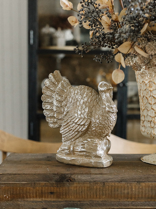 Skinny Metallic Turkey - 7"x3"x8"