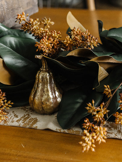 Gold Leaf Fall Table Runner