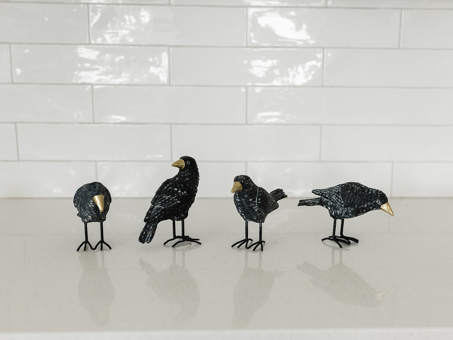Black Resin Crow - 4 Styles