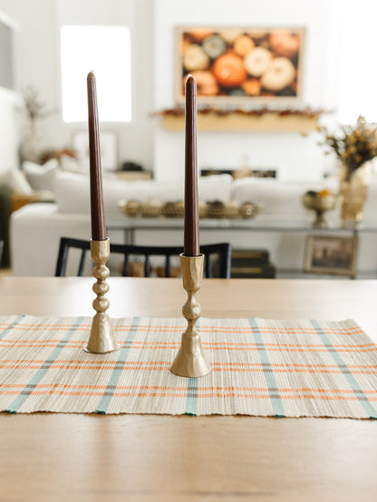 Terrain Plaid Fall Table Runner