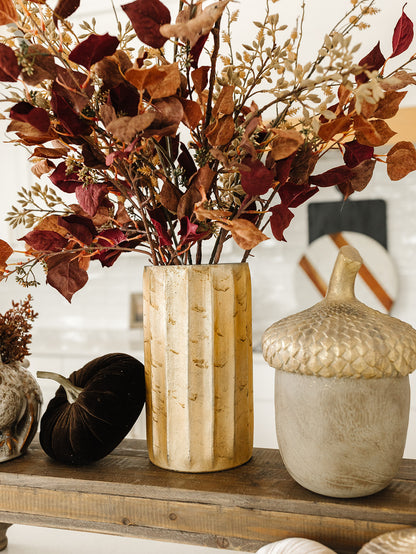 Burnt Champagne Mercury Glass Vase - 3 Sizes