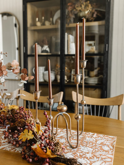 Curved Four Candle Holder - 17"H