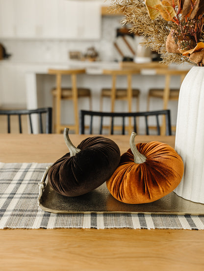 Rustic Fall Plaid Table Runner