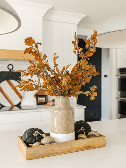 Speckled Fall Vase - Medium