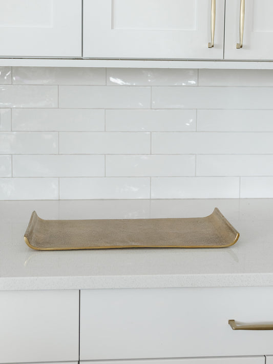 Damien Decorative Gold Tray - 2 Sizes